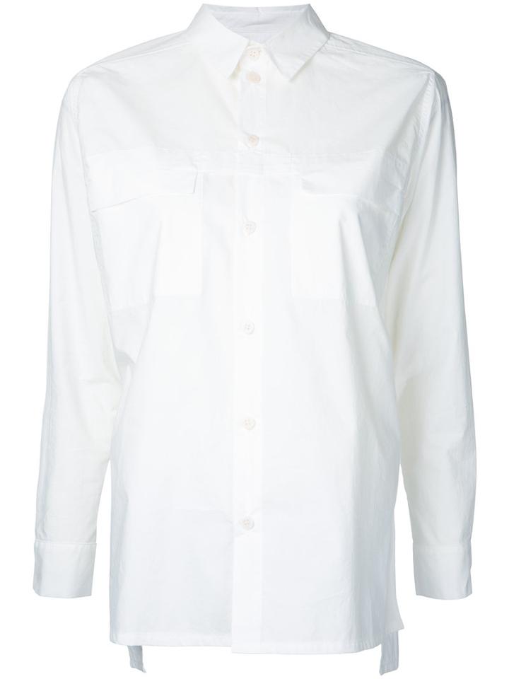 Toogood - Cutaway Collar Shirt - Women - Cotton - 2, White, Cotton