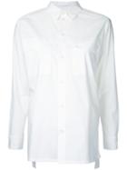 Toogood - Cutaway Collar Shirt - Women - Cotton - 2, White, Cotton