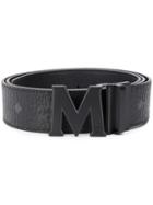 Mcm Logo Belt - Black