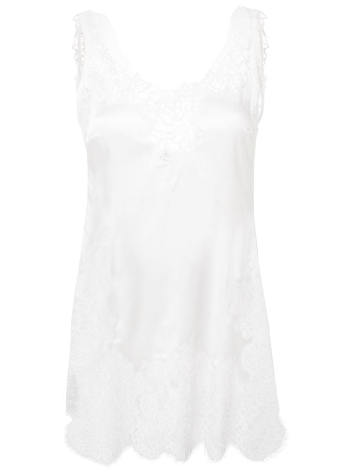 Ermanno Scervino Lace Slip Dress - White