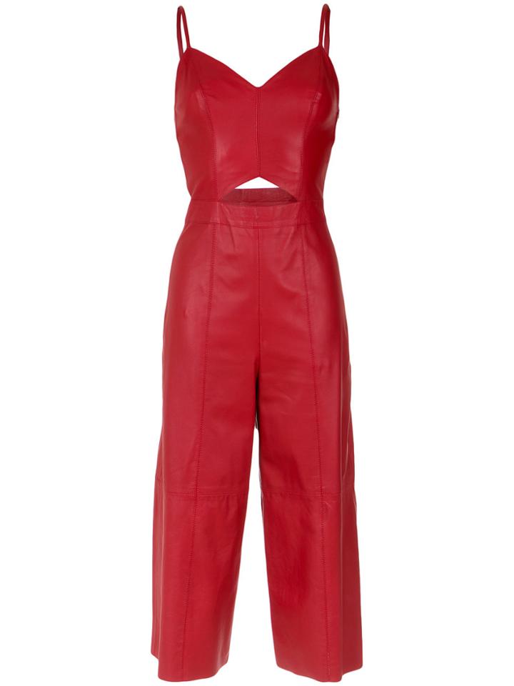 Nk Culotte Jumpsuit - Red