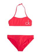 Calvin Klein Kids Teen Printed Bikini - Pink & Purple