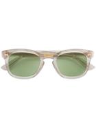 Gucci Eyewear Rectangular Frame Sunglasses - Nude & Neutrals