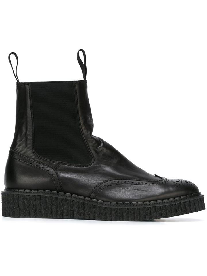 Yohji Yamamoto Brogue Chelsea Boots