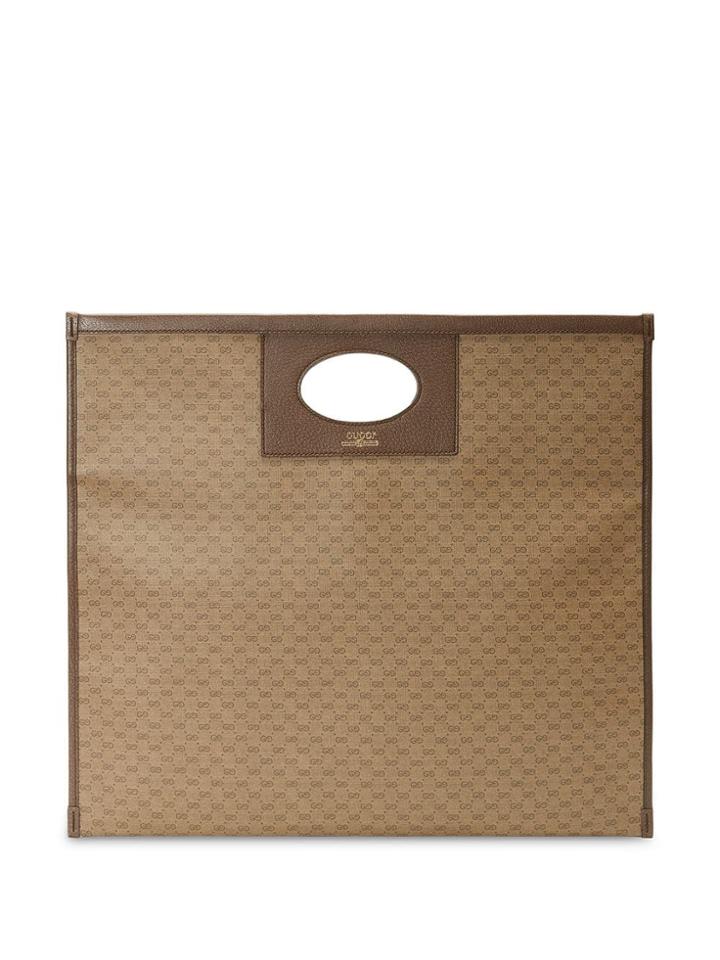 Gucci Shopper In Mini Gg Supreme Fabric - Neutrals