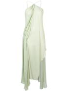 Jacquemus Asymmetric Halter Dress - Green