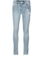 J Brand - Distressed Skinny Jeans - Women - Cotton/polyurethane - 26, Blue, Cotton/polyurethane