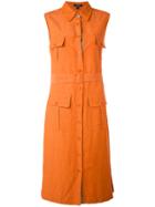Burberry Vintage Shift Dress - Yellow & Orange