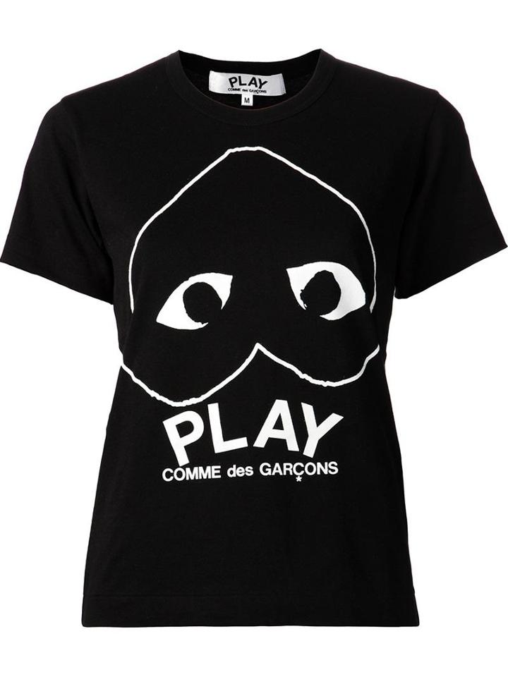 Comme Des Garcons Play 'play' Heart Print T-shirt