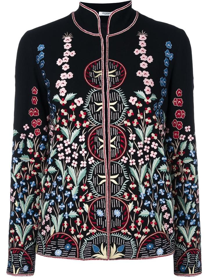 Vilshenko Embroidered Fitted Jacket