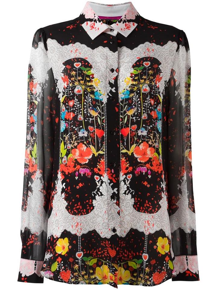 Piccione. Piccione Multiple Prints Shirt, Women's, Size: 42, Silk