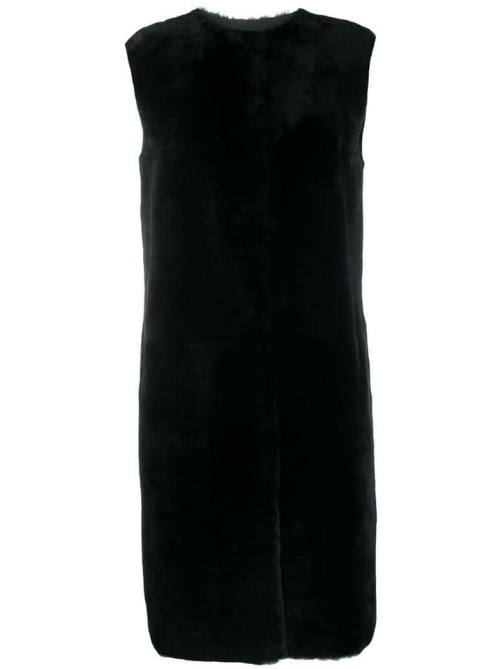 Desa 1972 Reversible Long Coat - Black