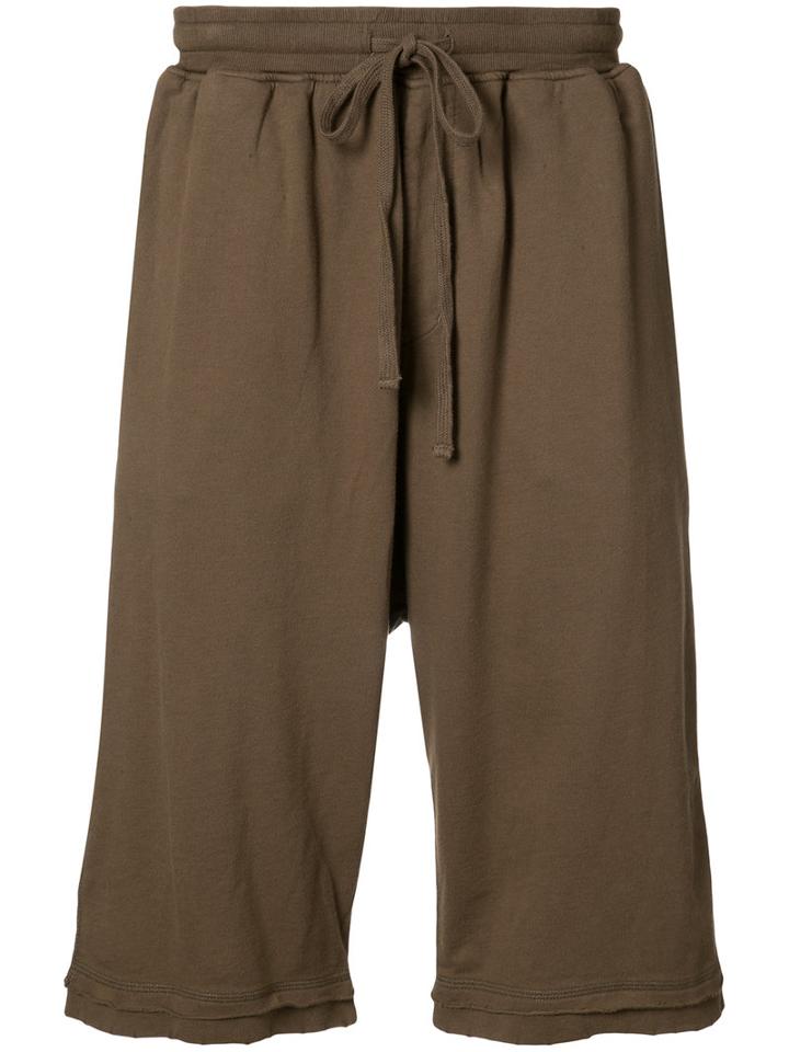 Stampd - Drawstring Track Shorts - Men - Cotton - M, Brown, Cotton