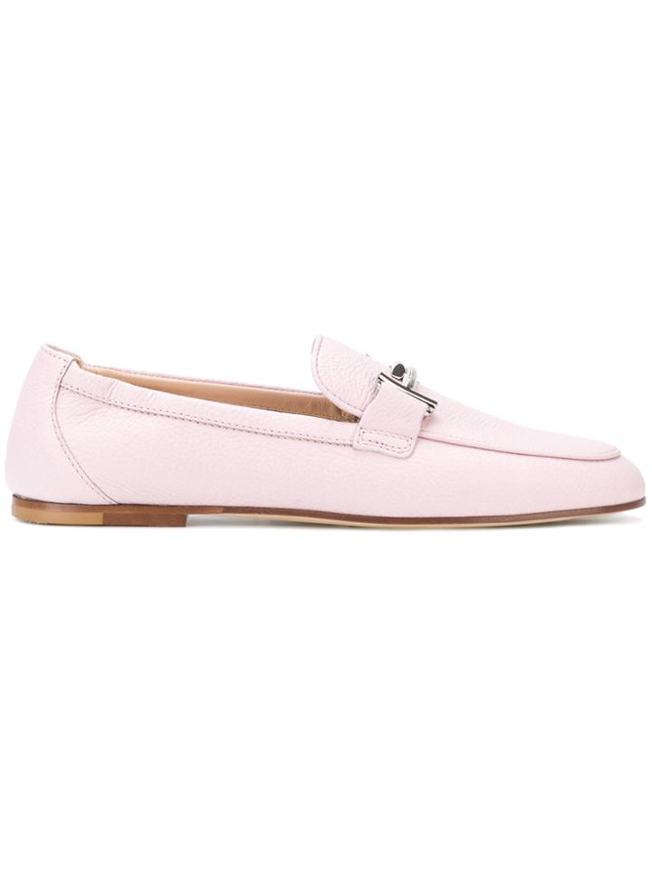 Tod's Double T Loafers - Pink & Purple