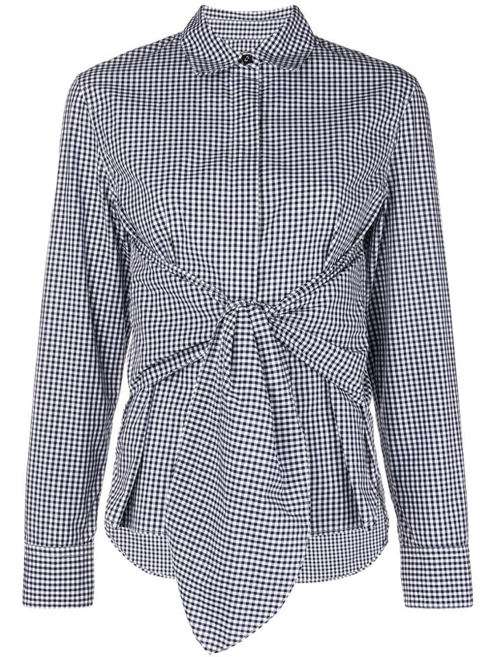 Rag & Bone Waist-knot Shirt - Blue