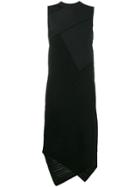 Proenza Schouler Sleeveless Spiral Knit Dress - Black
