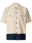 Ami Alexandre Mattiussi Camp Collar Chest Pockets Short Sleeves Shirt
