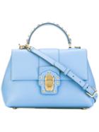 Dolce & Gabbana - Lucia Tote - Women - Leather - One Size, Blue, Leather
