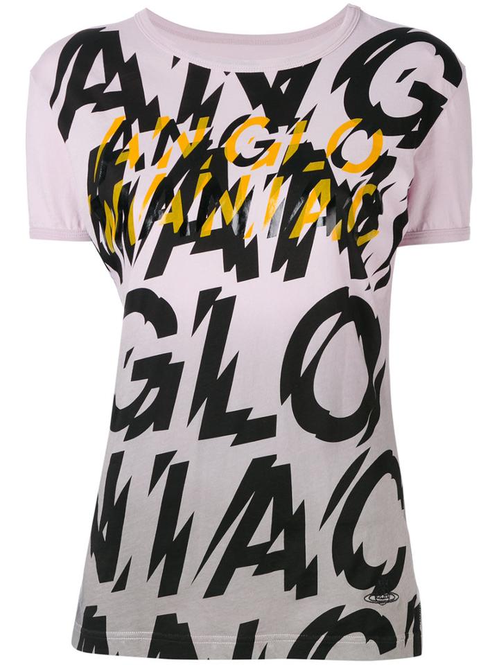 Vivienne Westwood Red Label - 'anglomaniac' T-shirt - Women - Cotton - S, Pink/purple, Cotton