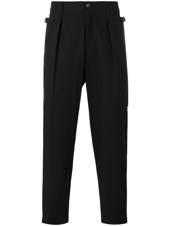 Damir Doma - Slouch Trousers - Men - Cotton - Xs, Black, Cotton