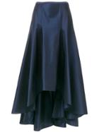 Blumarine High Low A-line Maxi Skirt - Blue