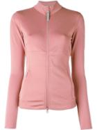Adidas By Stella Mccartney Zipped Sweatshirt, Women's, Size: Xs, Pink/purple, Polyester/spandex/elastane