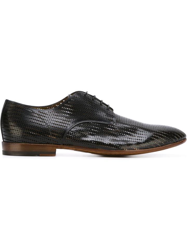 Raparo Perforated Derby Shoes