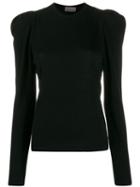 Zimmermann Structured Knitted Top - Black