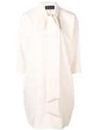 Gianluca Capannolo Tie Neck Dress - White
