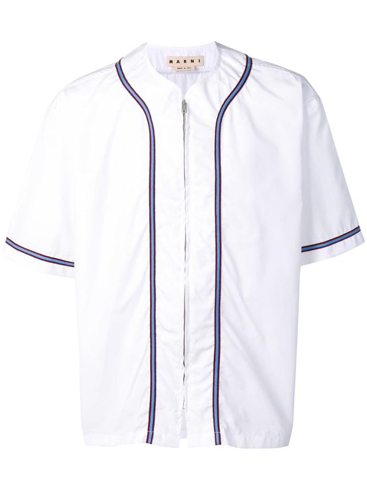 Marni Zip-up Shirt - White