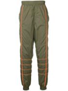 U.p.w.w. Contrast Stitch Details Track Pants - Green