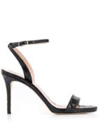 Giuseppe Zanotti Croc-effect Sandals - 002 Black