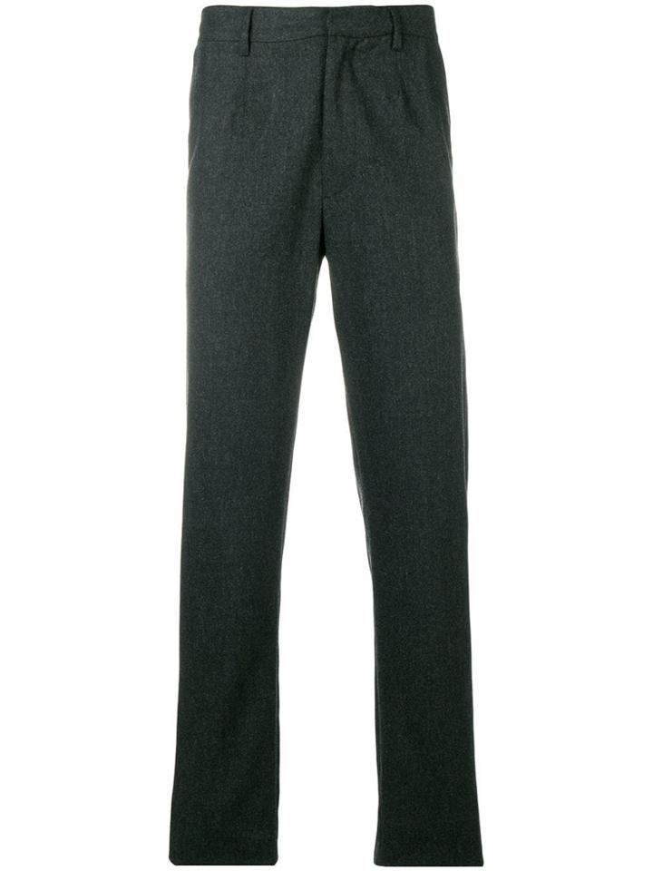 Pringle Of Scotland Classic Flannel Trousers - Grey