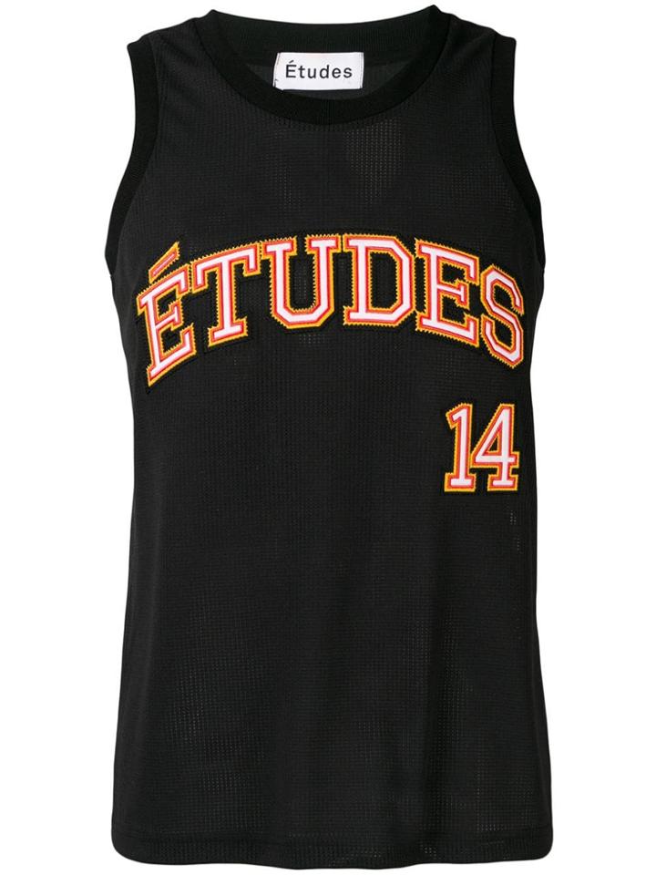 Études Buffalo Mesh Tank Top - Black