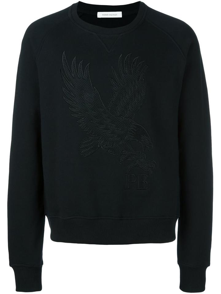 Pierre Balmain Eagle Embroidered Sweatshirt