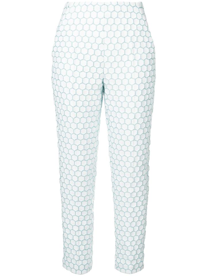 Delpozo Straight Trousers - Blue
