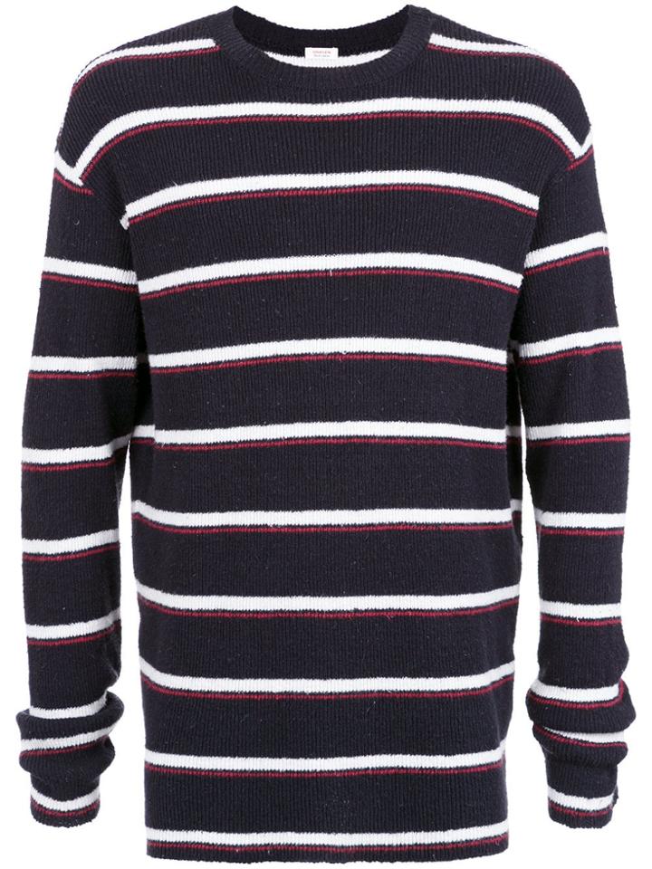 Osklen Striped Knit Sweater - Black