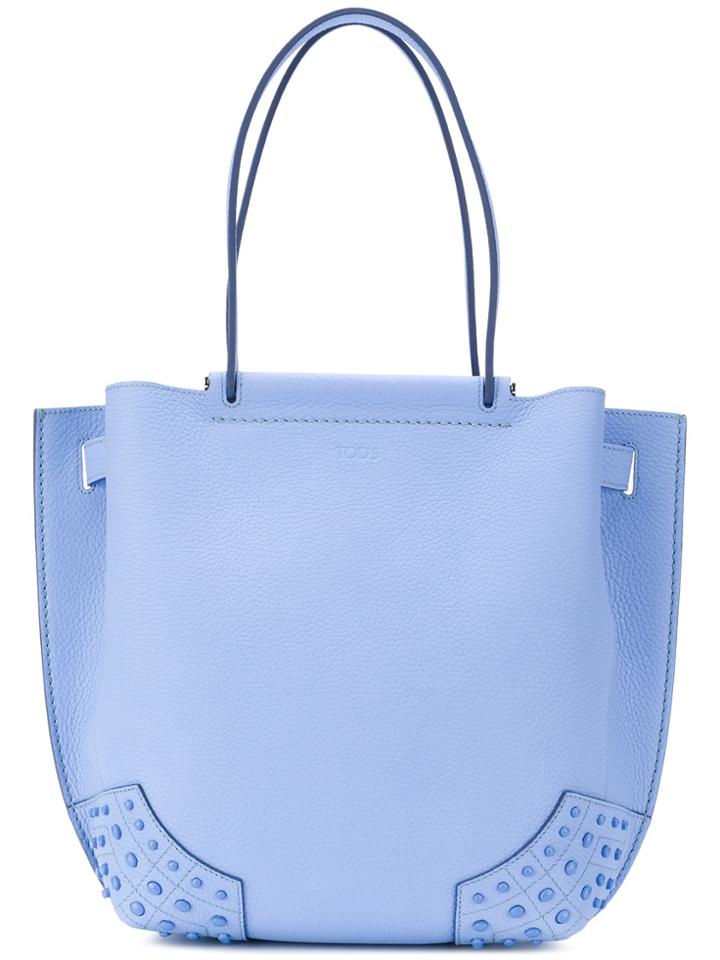 Tod's Wave Medium Tote - Blue