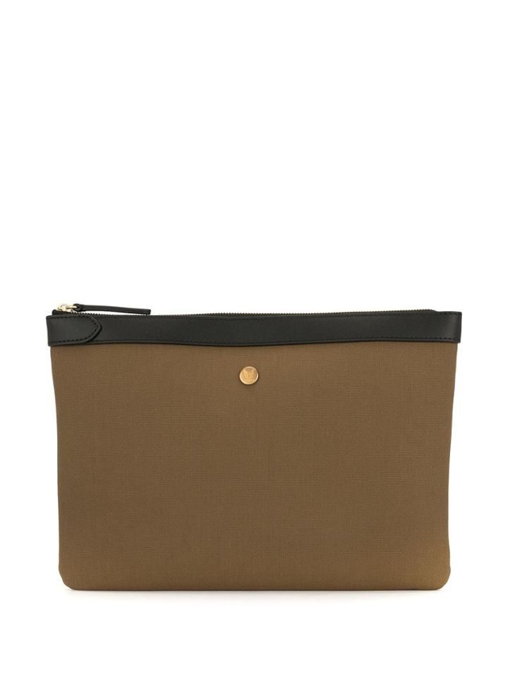 Mismo Zip Top Pouch - Brown