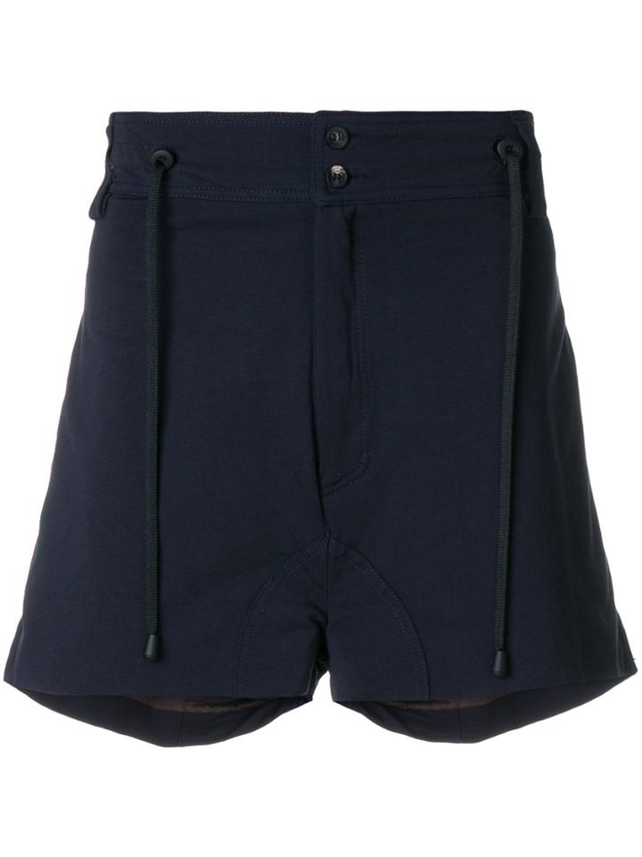 Di Liborio Drawstring Detail Shorts - Blue