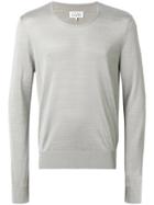 Maison Margiela Classic Fitted Sweater - Grey