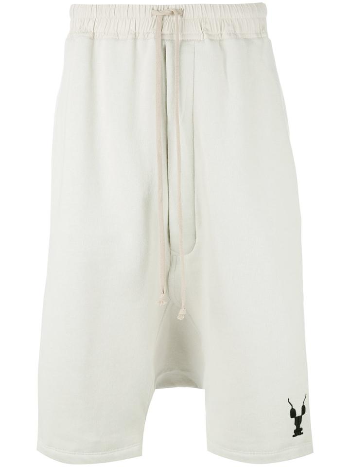 Rick Owens Drkshdw - Drop Crotch Shorts - Men - Cotton - S, Grey, Cotton