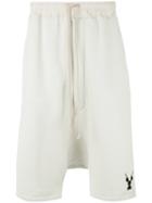 Rick Owens Drkshdw - Drop Crotch Shorts - Men - Cotton - S, Grey, Cotton