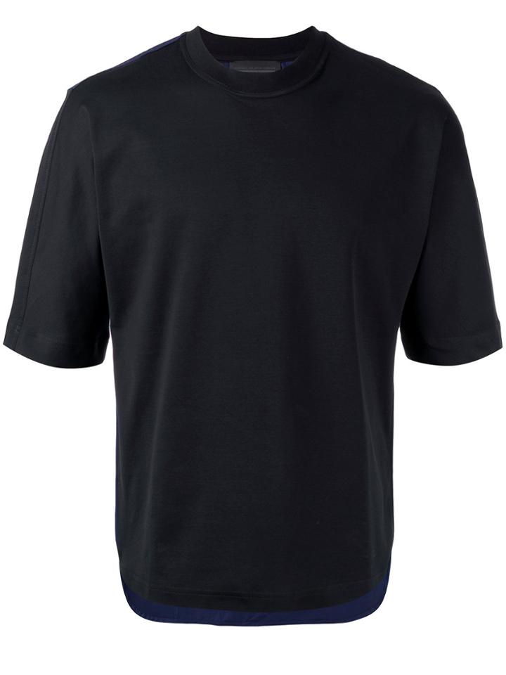 Diesel Black Gold Asymmetric Bicolour T-shirt