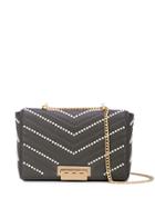 Zac Zac Posen Earthette Embellished Jumbo Shoulder Bag - Black