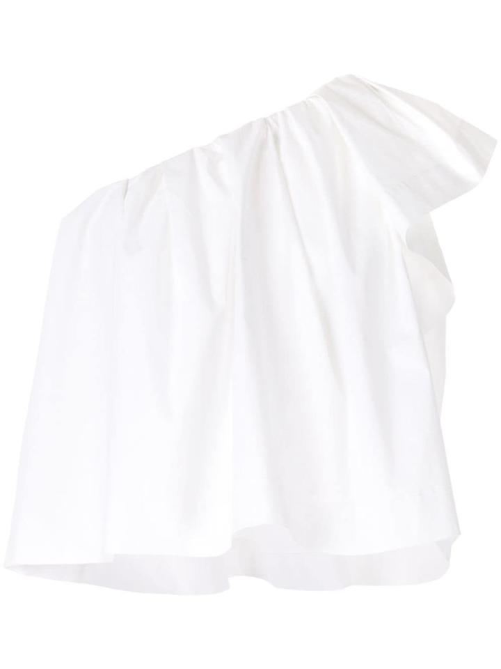 Philosophy Di Lorenzo Serafini One-shoulder Ruffled Top - White