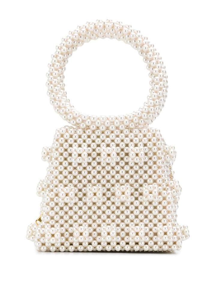 Shrimps Small Dante Tote Bag - Neutrals