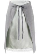 Mm6 Maison Margiela Lingerie Skirt - Grey