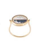 Aurelie Bidermann Chivor Diamond And Sapphire Ring - Yellow