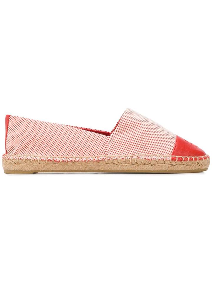 Tory Burch Colour Block Espadrilles - Red